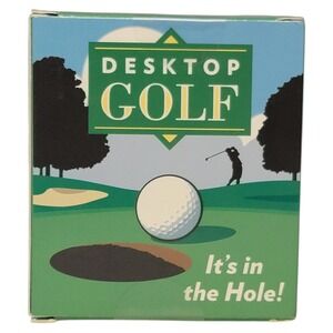 Desktop Golf Mini Game 7 Pc Chris Stone Running Press Novelty Fathers‎ Day Gift